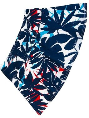Chaps Sport Skort - Navy, White, Red & Aqua Tropical Print Skort